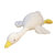 大白鹅公仔毛绒玩具鸭子布娃娃玩偶睡觉女生床上长条抱枕生日礼物(60厘米（柔软舒适 品质保证） 大白鹅-眯眼)第5张高清大图