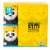 斑布功夫熊猫系列手帕纸4层8片*18 （本色抽纸手帕纸 无漂白竹浆）第2张高清大图