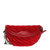 BALENCIAGA巴黎世家女士红色天鹅绒腰包红色 时尚百搭第3张高清大图