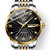 沃伦沃L6096手表机械表 经典男士商务腕表(白色 钢带)第4张高清大图