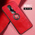 小米红米K20新款手机壳redmi k20pro金属护眼皮纹壳K20PRO防摔磁吸指环保护套(儒雅红指环款)第2张高清大图