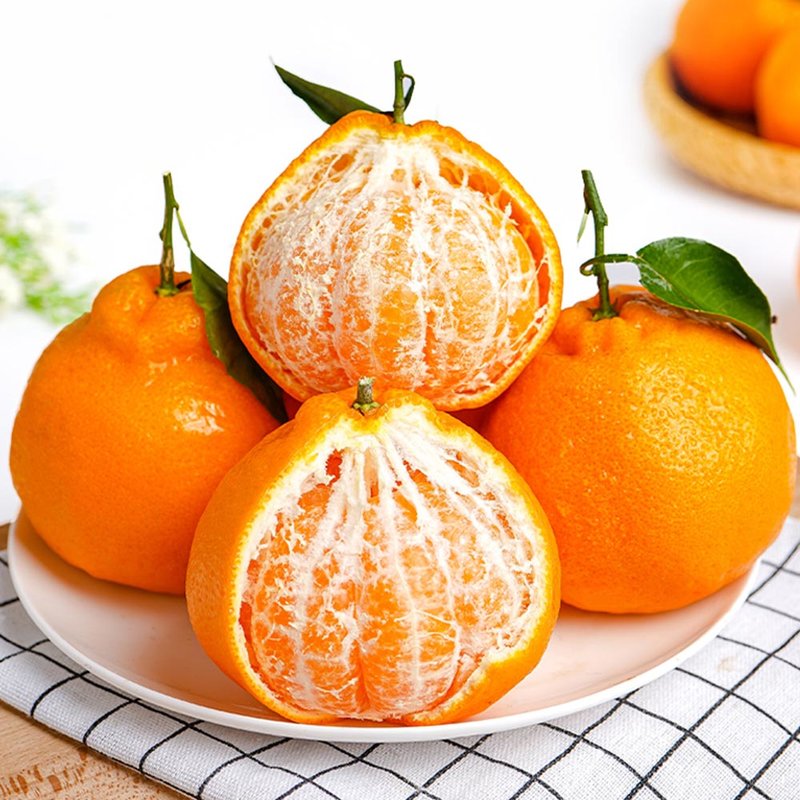 17岁的甜耙耙柑带箱9斤大果果肉细腻酸甜可口