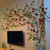 仿真玫瑰电线装饰美化墙角花藤美容院背景墙客厅阳台植物室内花墙(树藤红色玫瑰花藤一条)第3张高清大图