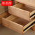 斯蒂朗 G08 实木床头柜 双抽屉储物柜 北欧橡木床头柜 简约现代床边柜(原木色)第4张高清大图