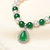 蒂蔻T0466优雅绿玉髓珍珠项链女士款 国美超市甄选第3张高清大图
