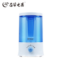 芯华电器加湿器XYH-JS240净化水质缺水自动保护办公桌家用超静音空调房孕妇卧室增湿2.4L(蓝白色 默认值（请修改）)