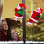 电动圣诞老人爬珠楼梯子降落伞爬绳玩偶玩具儿童圣诞节礼物装饰品(电动鹿拉车圣诞老人 默认版本)第7张高清大图