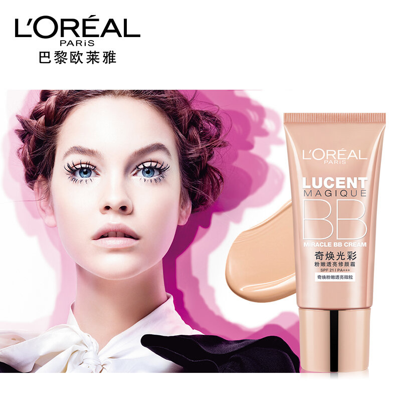 欧莱雅奇焕光彩粉嫩透亮修颜霜30ml欧莱雅彩妆bb霜粉bb遮瑕疵隔离