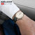 瑞士原装进口艾戈勒agelocer手表 文艺范轻薄时尚男士机械表 皮带男表 瑞士手表 时尚潮流男表 简约女表 情侣表(1102D2)第5张高清大图