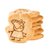小猪佩奇造型饼干海苔味18g*5袋+番茄味18g*5袋 香酥可口，造型更可爱(图案随机发货)第5张高清大图