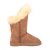 麦高 2013冬季清仓女鞋 中筒长毛靴子 防滑保暖牛皮雪地靴 MG5808(驼色 38)第4张高清大图
