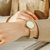 阿玛尼(EmporioArmani)手表女士款钢带商务休闲简约气质琉璃金石英腕表礼物AR1957(玫瑰金 钢带)第5张高清大图