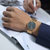 美度(MIDO)瑞士手表 都瑞系列时尚商务潮流石英日历中性钢带男表 M1130.4.26.1(M1130.3.13.1灰盘PVD镀金钢带)第3张高清大图