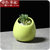 时尚多肉圆形白色陶瓷花盆A930创意简约可爱垂吊个性肉肉壁挂花器lq0320(绿色（单盆）)第5张高清大图