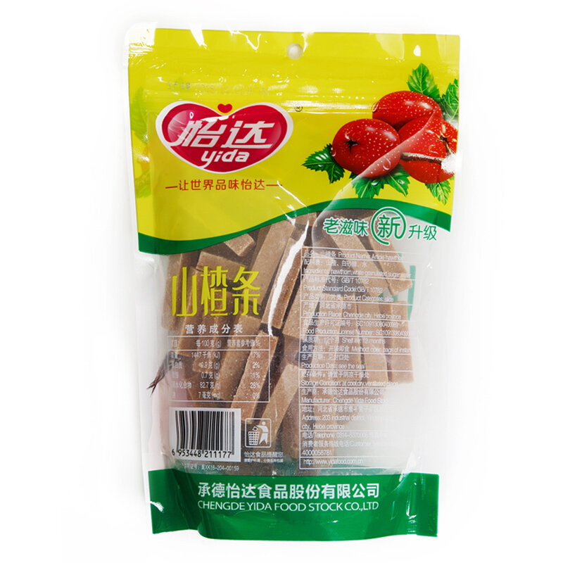 怡达山楂条520g蜜饯果脯山楂干0添加