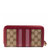 Gucci女士紫红色帆布长款钱包 353651-F4CKG-9794紫红色 时尚百搭第5张高清大图