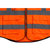谋福 反光安全背心 反光衣 交通马甲 骑行马甲 荧光马甲/有口袋（可印制）(橙色)第3张高清大图