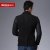 Genanx格男仕 秋季新品 短款棉质深色魅惑男士风衣F028(XL)第2张高清大图