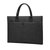 安居先森538公文包男士电脑包手提包商务包会议包手提袋文件袋 黑色（个）(黑色)第2张高清大图
