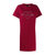 LOVE MOSCHINO棉质心形logo图案时尚修身圆领短袖连衣裙1958-P3240红色 时尚百搭第4张高清大图