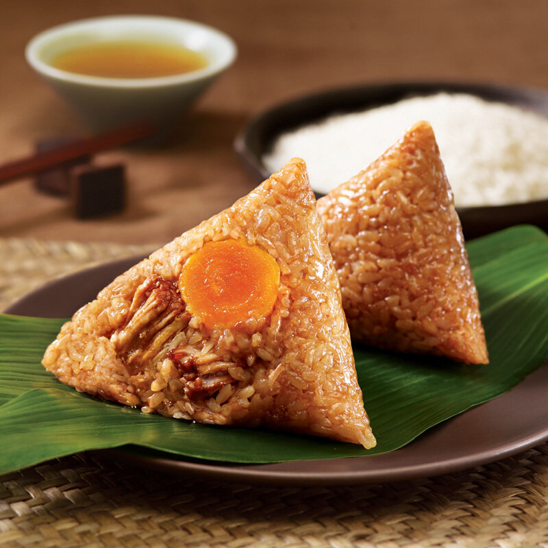 五芳斋嘉兴粽子特产140g2只装蛋黄猪肉粽280g