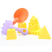爱亲亲 宝宝套装沙滩玩具套装铲子 宝宝洗澡玩具戏水儿童玩沙工具(彩色 八件套)