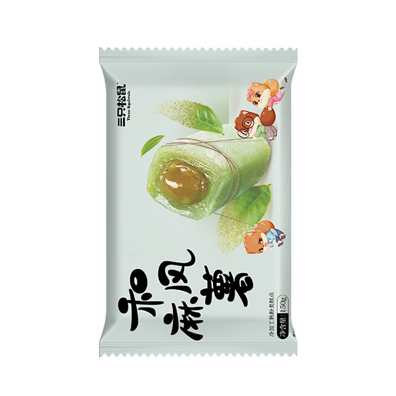 三只松鼠抹茶和风麻薯饼干150g国美超市甄选