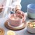 小麦秸秆燕麦早餐碗带勺子家用小碗单个塑料碗儿童汤饭碗餐具套装(小麦碗-粉色)第3张高清大图