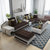 紫茉莉布艺沙发可拆洗中小户型布艺沙发 客厅转角皮布沙发家具2.6/2.8/3.3/3.6米(颜色下单备注（多色可选） 双贵2.8)第4张高清大图