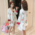 霓美舒 女士睡衣冰丝套装新款吊带春秋长袖家居服和服三件套日式性感甜美(NYE 831#草莓（三件套） M码)第4张高清大图