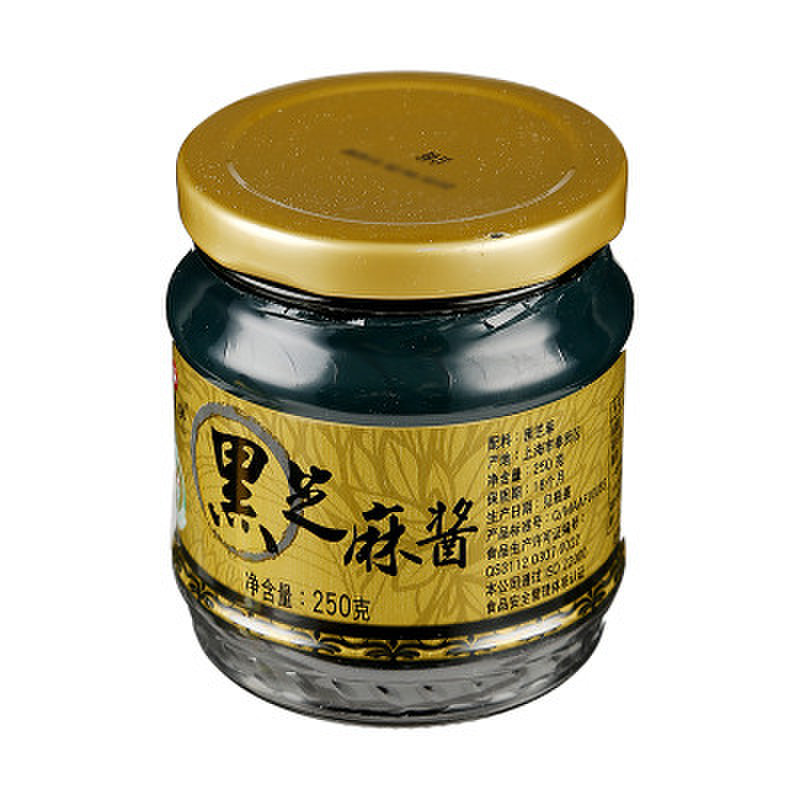 富味乡黑芝麻酱250g瓶