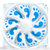 超频三（pccooler）小脚丫 机箱风扇   （120MM/静音/个性图案） 蓝色第3张高清大图