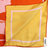 Burberry女士橘黄色桑蚕丝丝巾8037643 时尚百搭第4张高清大图