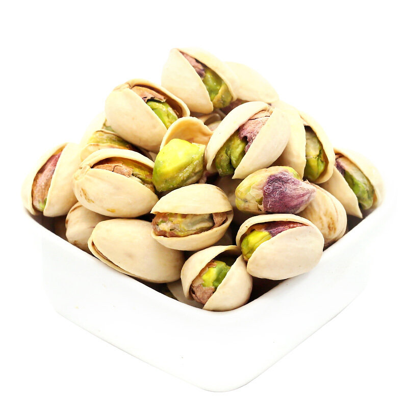 西域美农开心果500g新疆干果坚果袋装零食无漂白可批发椒盐开心果250g