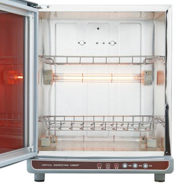 索奇（SUKI） RLP50-1 消毒柜（50升 立式 单门台式消毒柜 红色钢化玻璃面板 光波 瞬间升温 ）