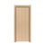 卧室门室内房门定制房间门纯色木纹系列门(非洲乌木（45度切角）)第4张高清大图