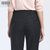 【娅丽达】休闲裤 九分哈伦裤 G2403 自然腰设计 褶皱流行设计(深灰色 28)第4张高清大图