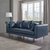 TIMI 北欧沙发 现代简约沙发 小户型沙发 会客沙发组合 时尚沙发组合(深棕色 三人位沙发)第3张高清大图