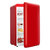 小吉（MINIJ） 121升 单门迷你复古冰箱小家用冷冻冷藏小型电冰箱 红色 BC-121CR(红色 121)第4张高清大图