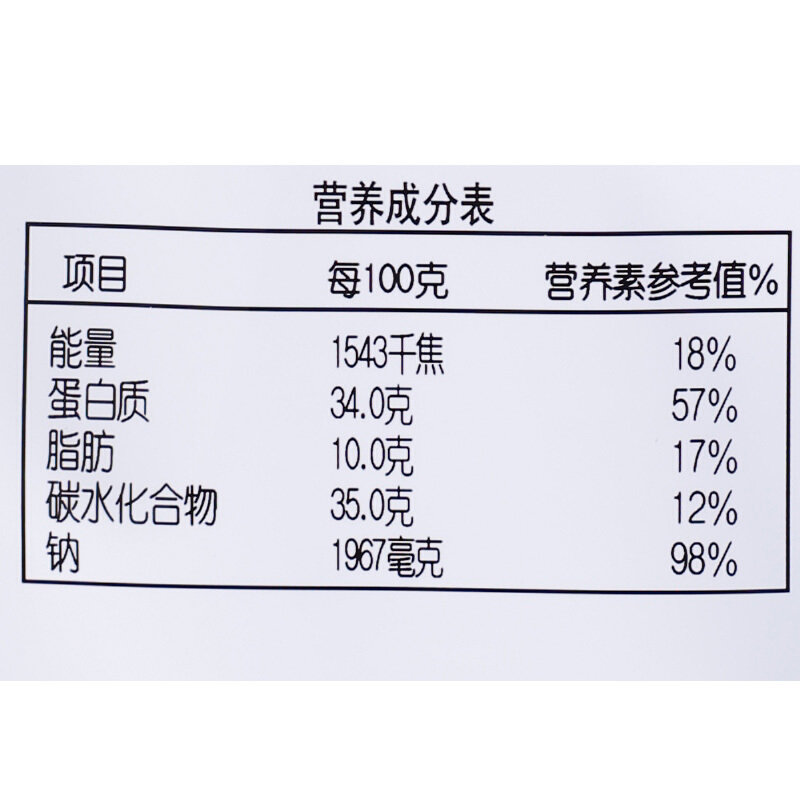 老四川牛肉干配料图片