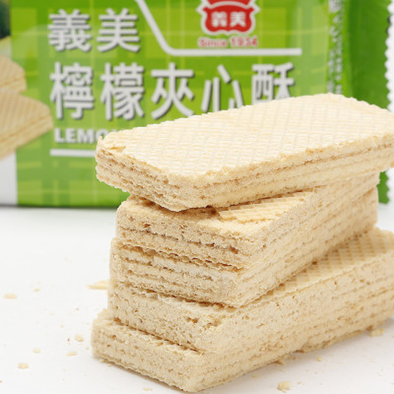 台湾地区进口义美柠檬夹心酥152g