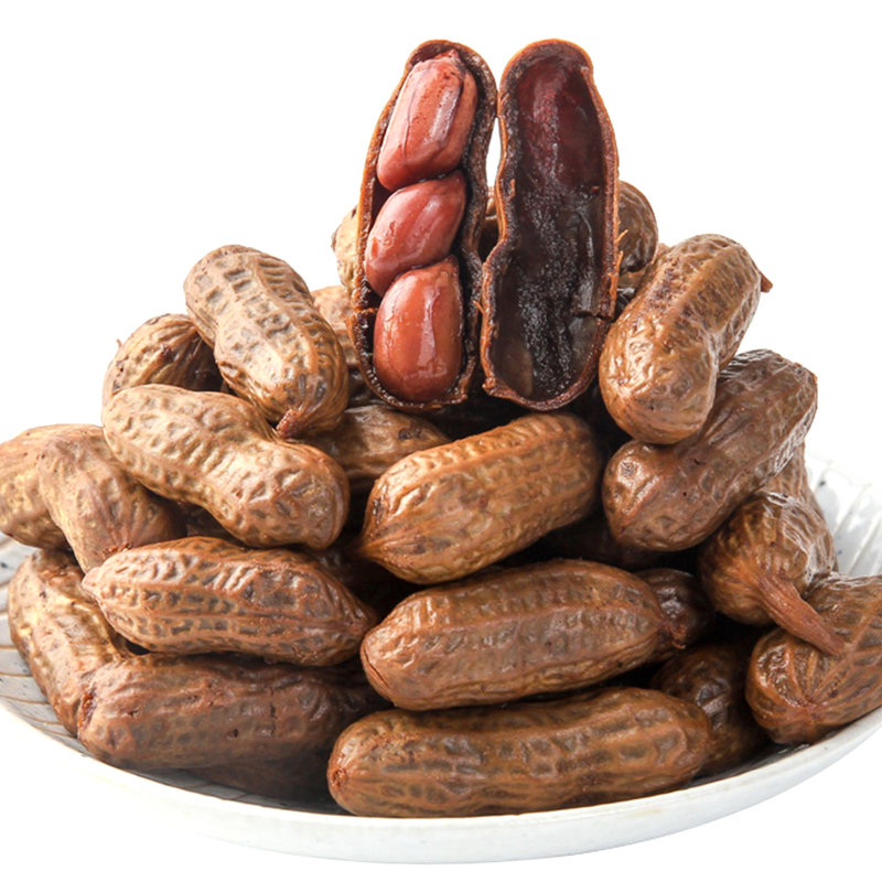 国美自营一品巷子休闲零食坚果炒货酱卤花生180克