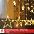 foojoLED彩灯圣诞节星星灯款3米长暖色插电款3米 国美超市甄选第3张高清大图