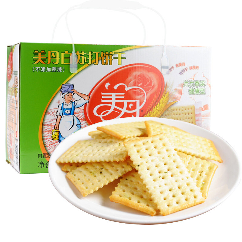 美丹美丹苏打饼干原味1000g国美甄选