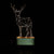 批发零售北欧实木动物小鹿灯3D视觉LED小夜灯木质台灯生日礼物(绿)第3张高清大图
