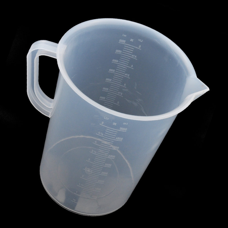 千团精工 塑料量杯(带柄 带把子)烘焙专用 5000毫升 5000ml