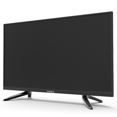 康佳（KONKA）LED24E330C 24英寸高清窄边液晶平板电视 支持显示器(黑色)