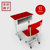 【京好】孩童学习桌椅套装 现代简约环保实木桌子椅子小孩课堂学校教育机构A86（物流到付）(红色 50套(物流到付))第5张高清大图