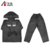 华特4201雨衣雨裤防水套装黑色反光条分体网状内衬户外劳保用品(默认 XL)第4张高清大图