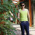 华杰龙HUAJIELONG夏季男士圆领棉背心 男士修身棉纯色男背心夏季(草绿色)第5张高清大图
